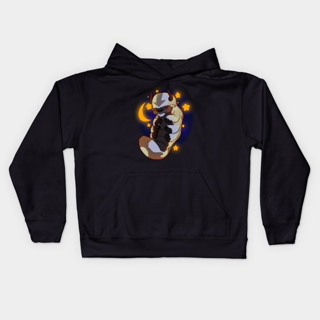 Appa Starry Night Kids Hoodie by Cooltinho